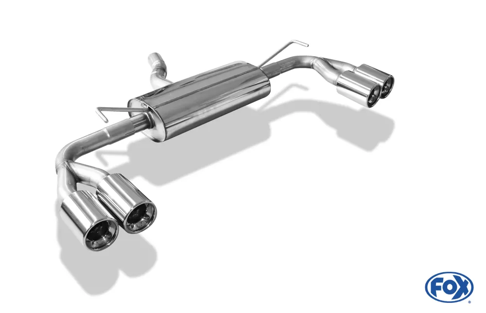 Toyota Auris Diesel  Endschalldämpfer rechts/links - 2x90 Typ 13 rechts/links