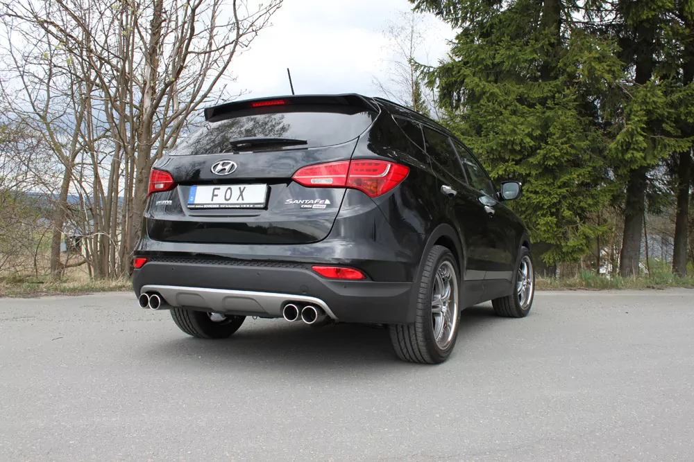 Hyundai Santa Fé 4x4 - DM  Endrohrsystem rechts/links - 2x90 Typ 12 rechts/links