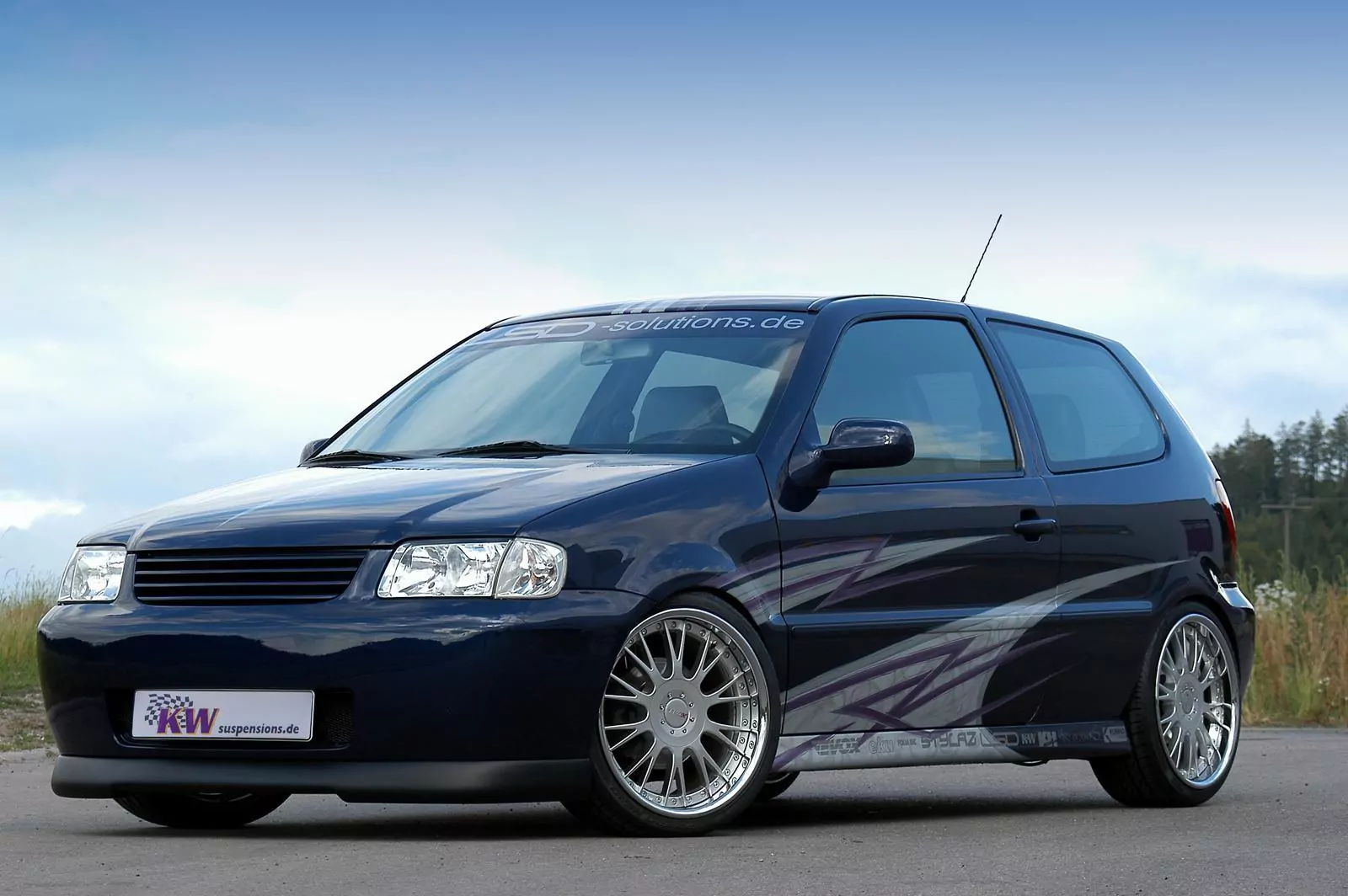 KW Gewindefahrwerk V1 inox VW POLO Variant III (6V5, 6KV) 04/1997-09/2001