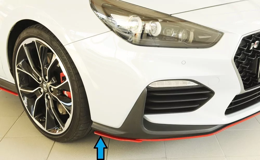 Rieger Spoilerschwert seitlich rechts für Hyundai i30 N-Performance  (PDE) 5-tür. (Fastback) 05.21- (ab Facelift)