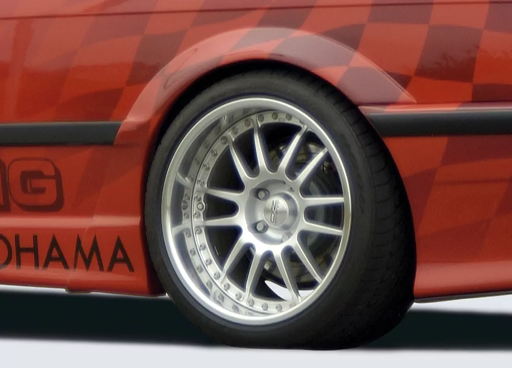Rieger Radlauf Breitbau II für BMW 3er E36 - Coupé   carbon optik