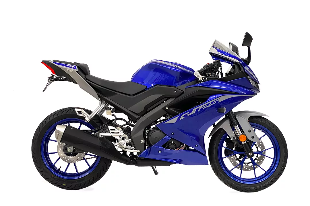alpha Technik Kennzeichenhalter für Yamaha YZF-125R, Typ RE39, Modelljahr 2019-; R125, Typ RE40, Modelljahr 2021-