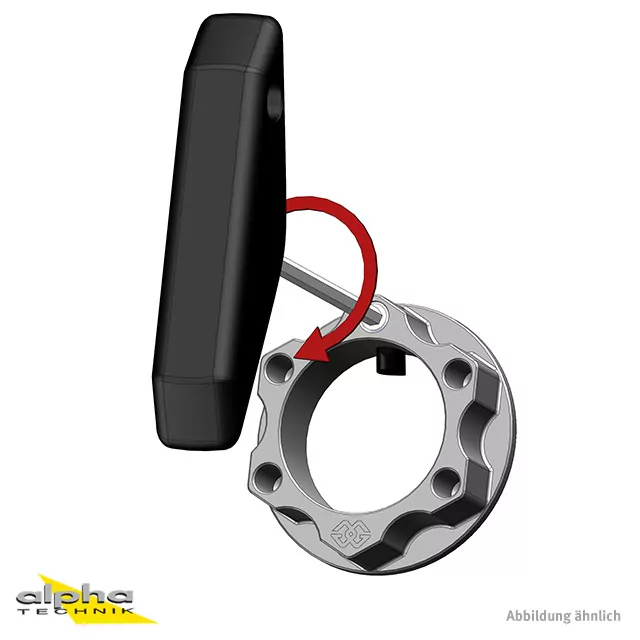 GILLES ACMA Mutter (Steuerkopf) M28x1 rot