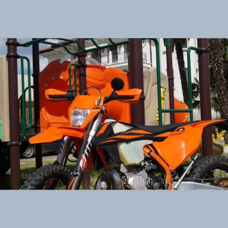 FAR SUMO-Spiegel Flexi 7699 | ABS | Schwarz | Stck | Klemmung 22-24 | verstellbar | Ø 105mm | E-geprüft