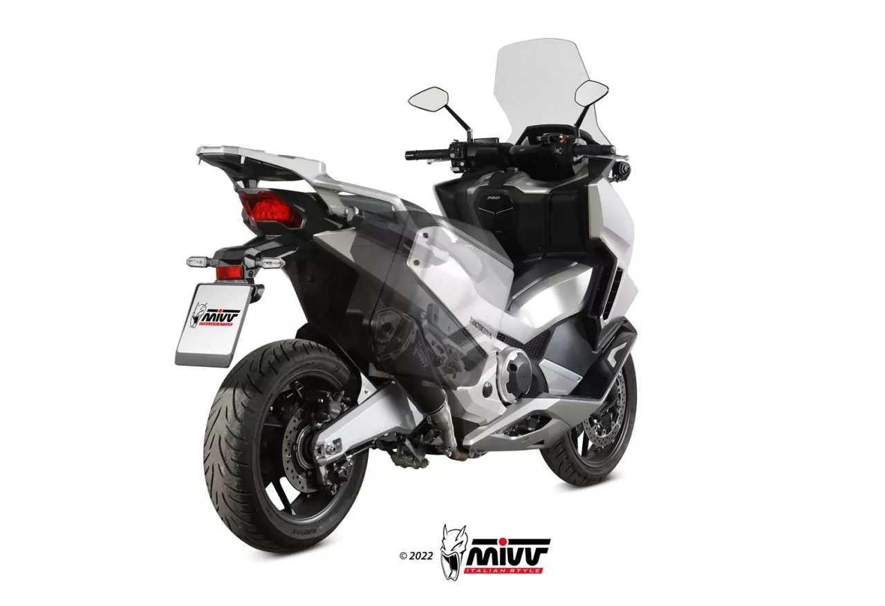 MIVV DELTA RACE Edelstahl Schwarz HONDA FORZA 750 21-22