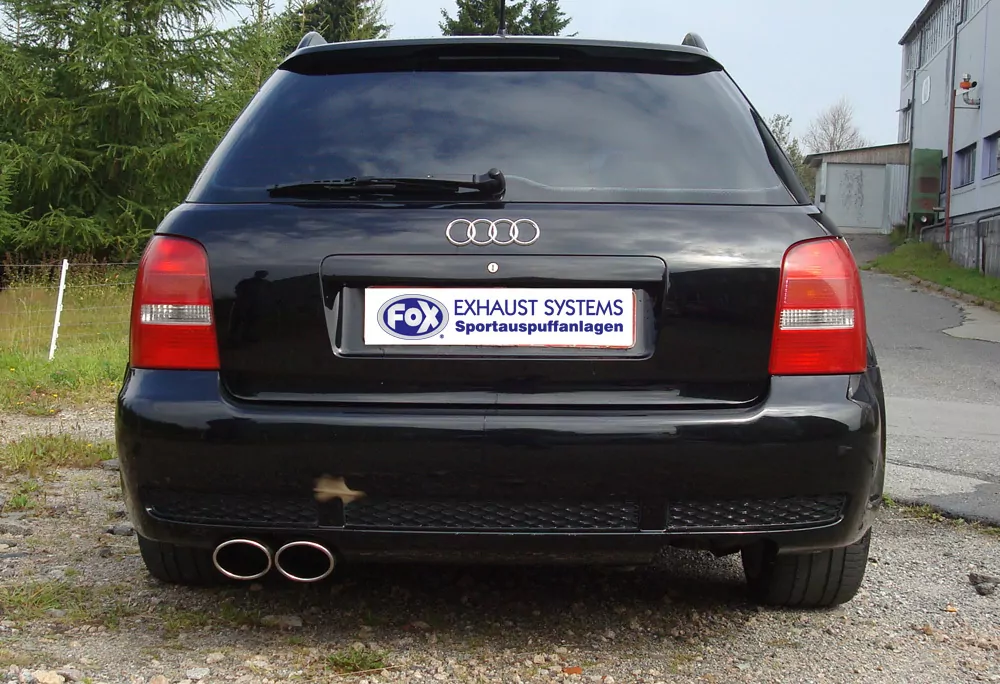 Audi RS4 B5  Endschalldämpfer - 2x115x85 Typ 44