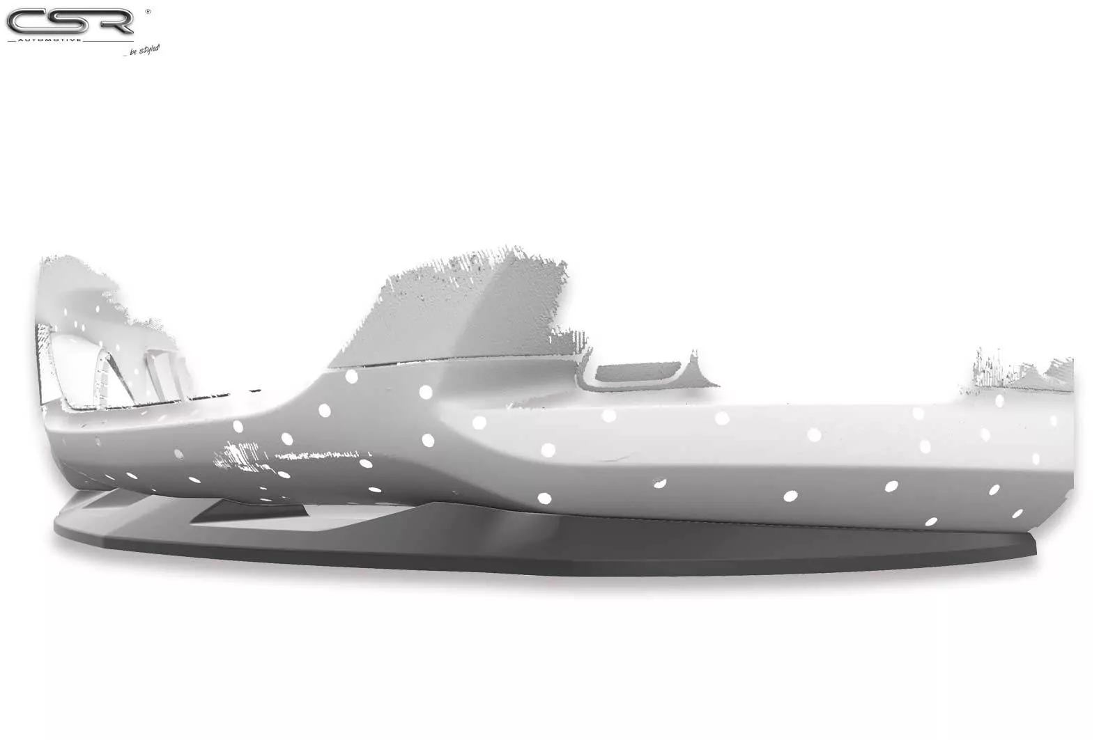 Cup-Spoilerlippe mit ABE für Opel Corsa D OPC Lackierfreundlich (schwarz matt)