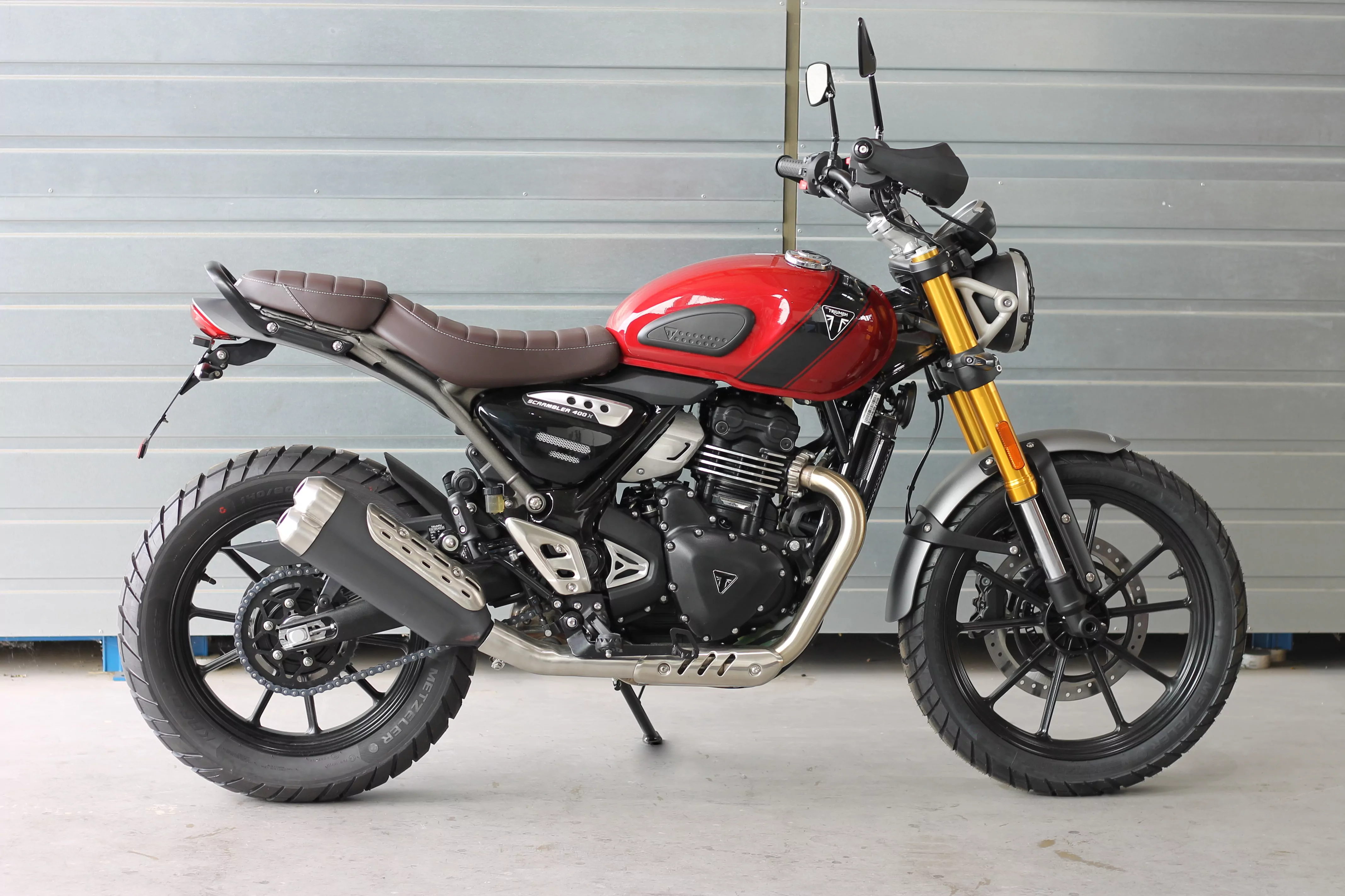 MG Biketec Kennzeichenhalter für Triumph Scrambler 400 X ab 2024