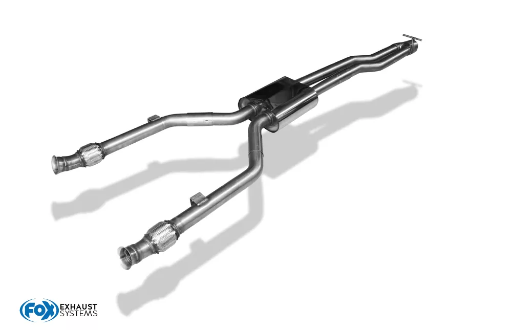 Audi 80/90 Typ 89 quattro Vorschalldämpferersatzrohr für Modelle mit kurzem Kat (Gesamtlänge Flansch/ Flansch ca. 1,9m)