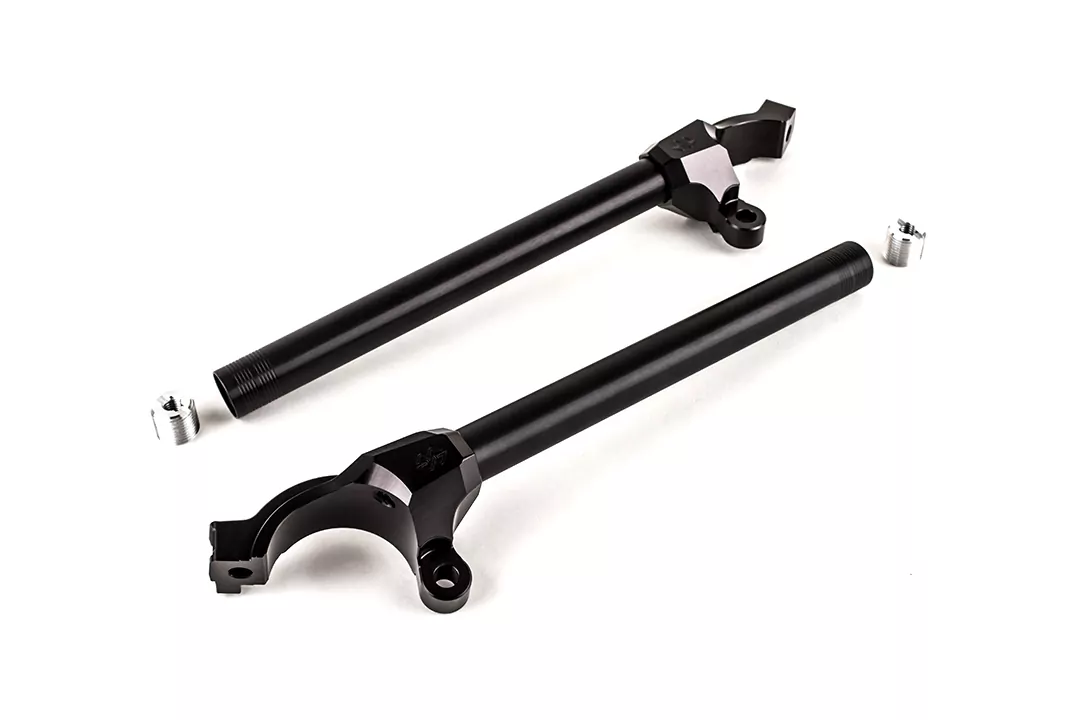 GILLES GP Light 2 Lenker für 55 mm Gabel schwarz für BMW S1000RR (Modelljahr 2019-2023) und M1000RR (Modelljahr 2020-2022)