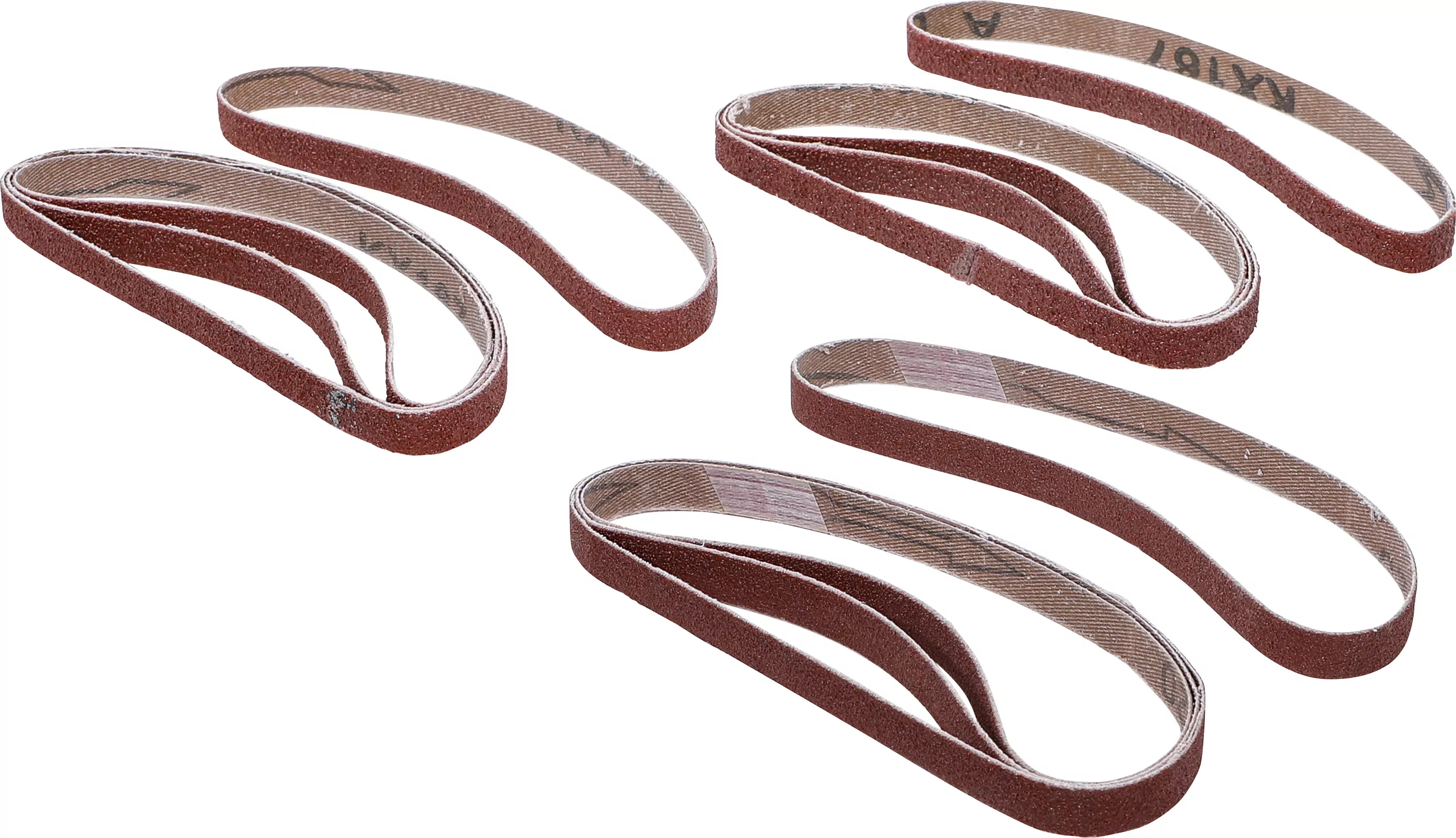 Schleifband-Satz | für Art. 8853 | 10 mm x 330 mm | K 60 - 80 - 120 | 12 tlg.