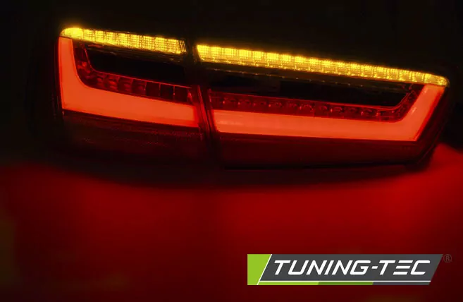 Led Tail Lights Red White Fits Audi A6 C7 11-10.14