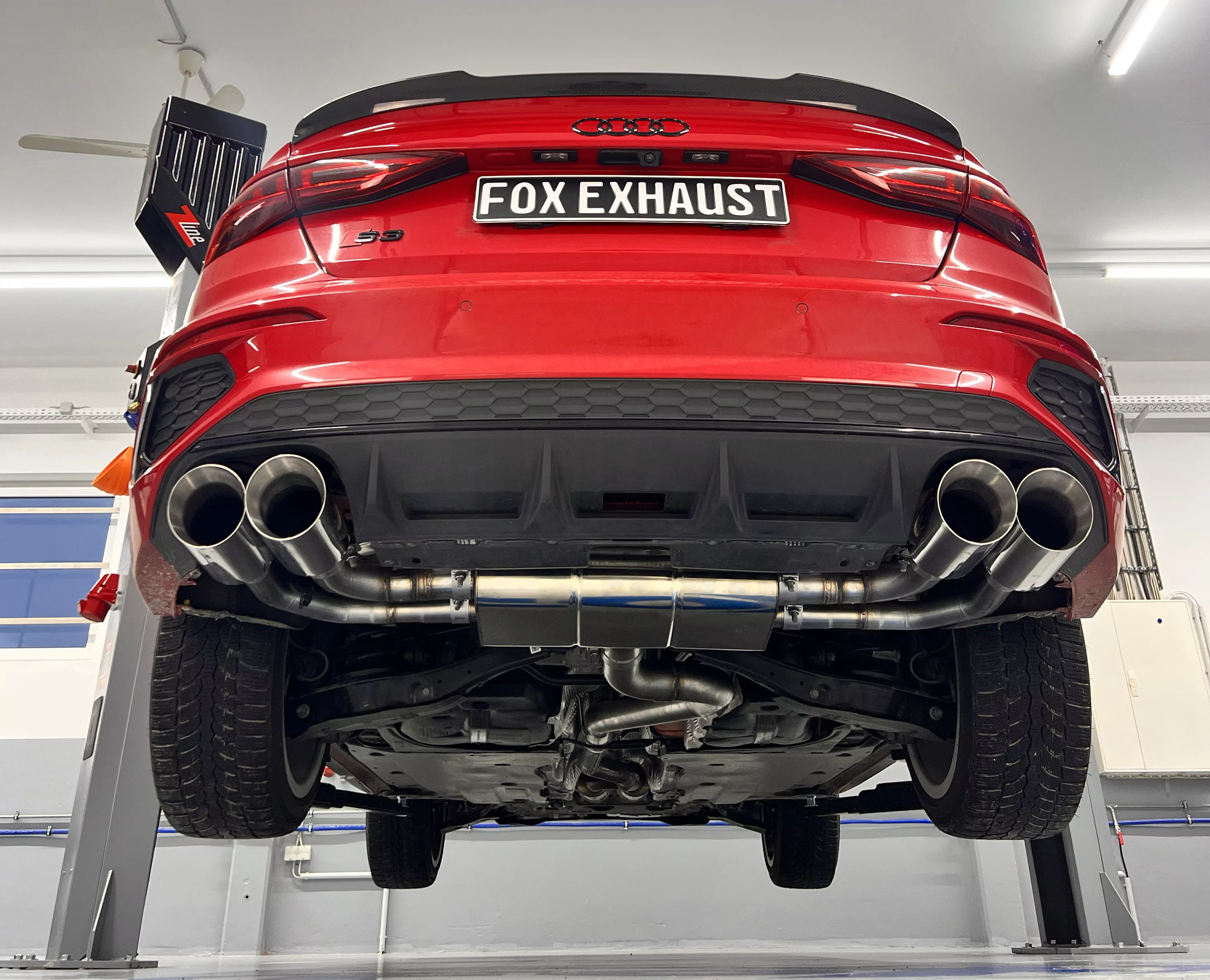 Audi S3 GY - Limousine  Halbanlage ab OPF mit Abgasklappen - 2x114 Typ 25 rechts/links