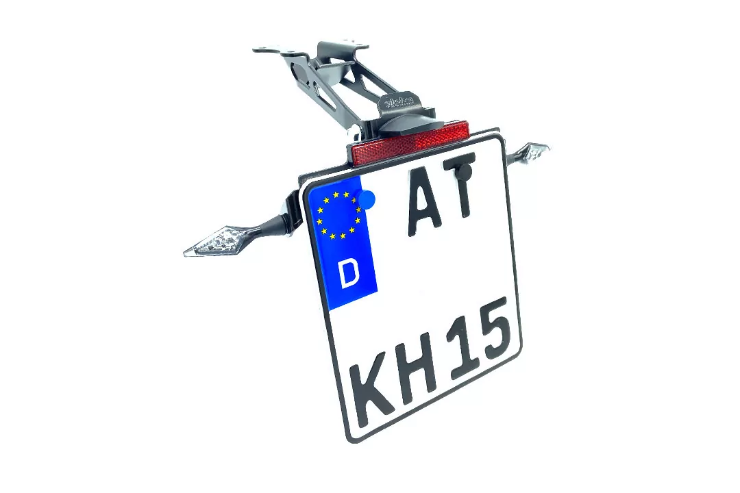 alpha Technik Kennzeichenhalter für Yamaha Tracer 9 und Tracer 9 GT ab Modelljahr 2021- Typ RN70