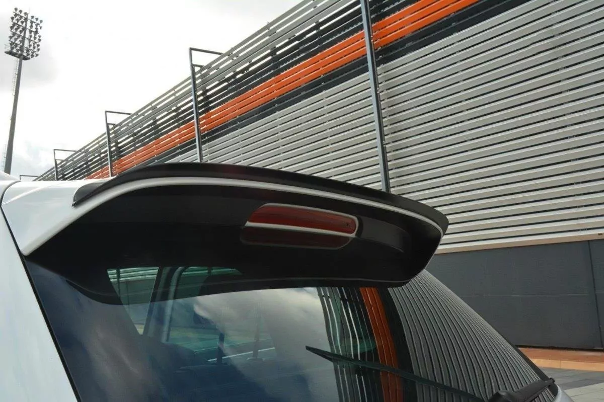 Spoiler CAP Passend Für Passend Für Vw Tiguan Mk2 R-Line Schwarz Hochglanz Schwarz Hochglanz