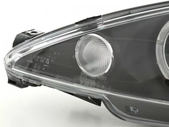 Scheinwerfer Set Peugeot 206 Bj. 98-03 schwarz