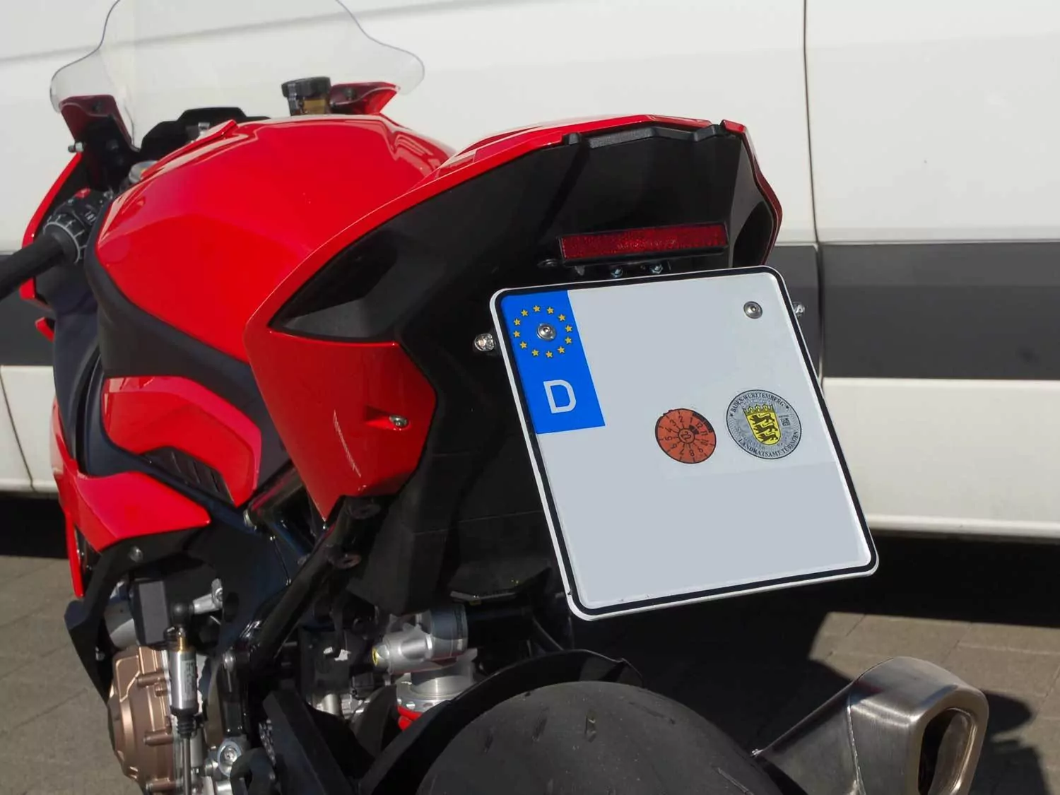 Kennzeichenhalter IQ4 mit Blinker für BMW S1000RR | M1000RR (2019-2023)
