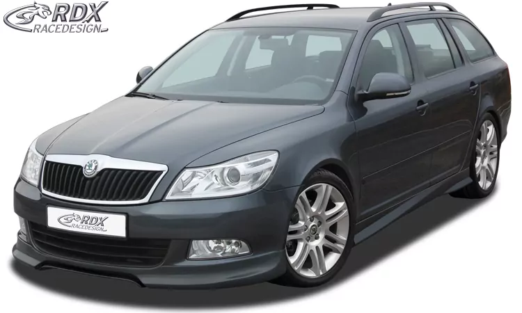 RDX Frontspoiler für SKODA Octavia 2 / 1Z Facelift 2008+ (nicht RS) Frontlippe Front Ansatz Spoilerlippe