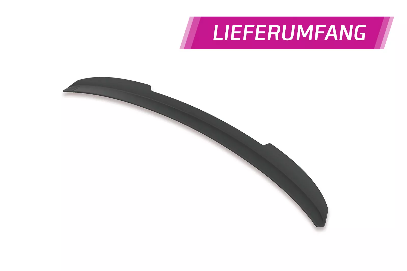 Heckflügel mit ABE für Mercedes Benz A-Klasse W177 HF599 Strukturiert (schwarz matt)