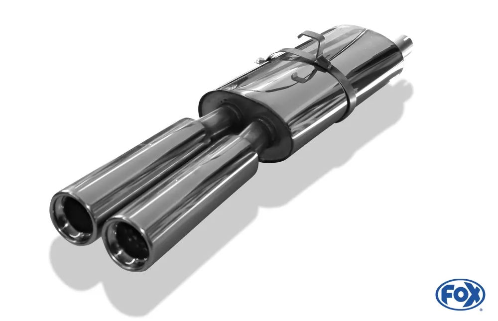 Opel Astra F Stufenheck  Endschalldämpfer 1-Punkt-Aufhängung - 2x80 Typ 13