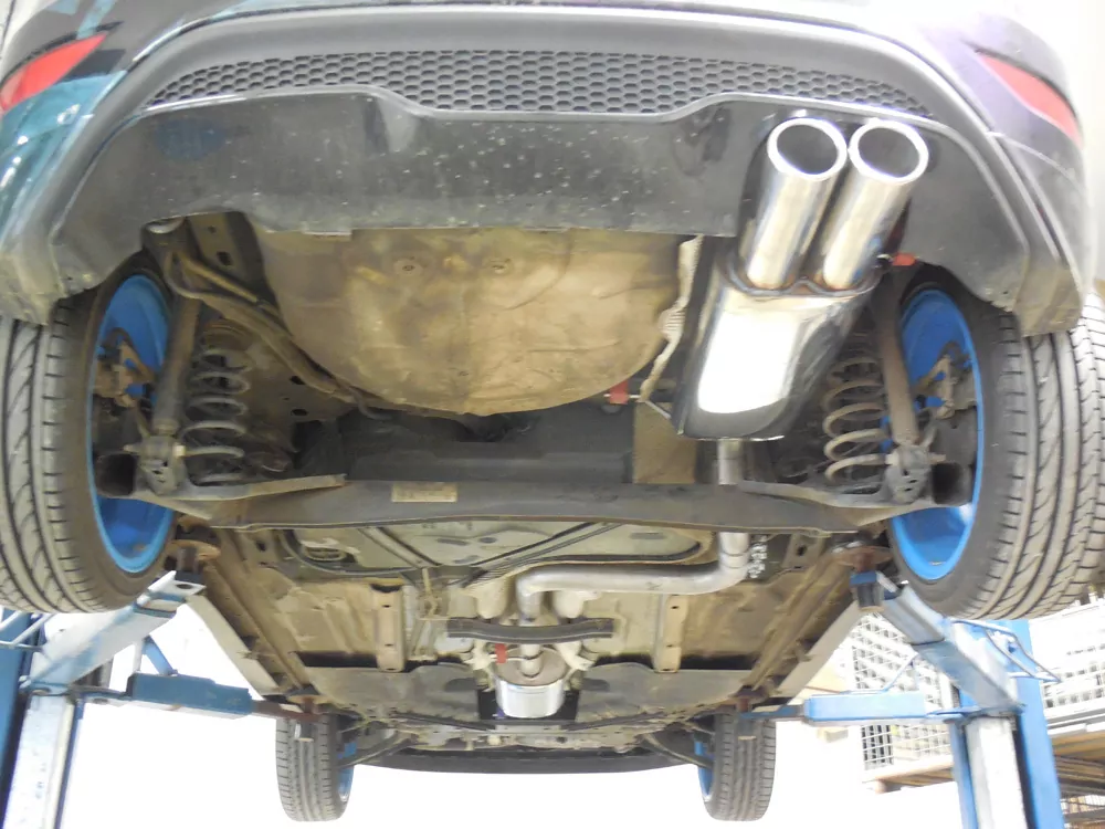 Ford Fiesta VII ST200  Endschalldämpfer - 2x90 Typ 12