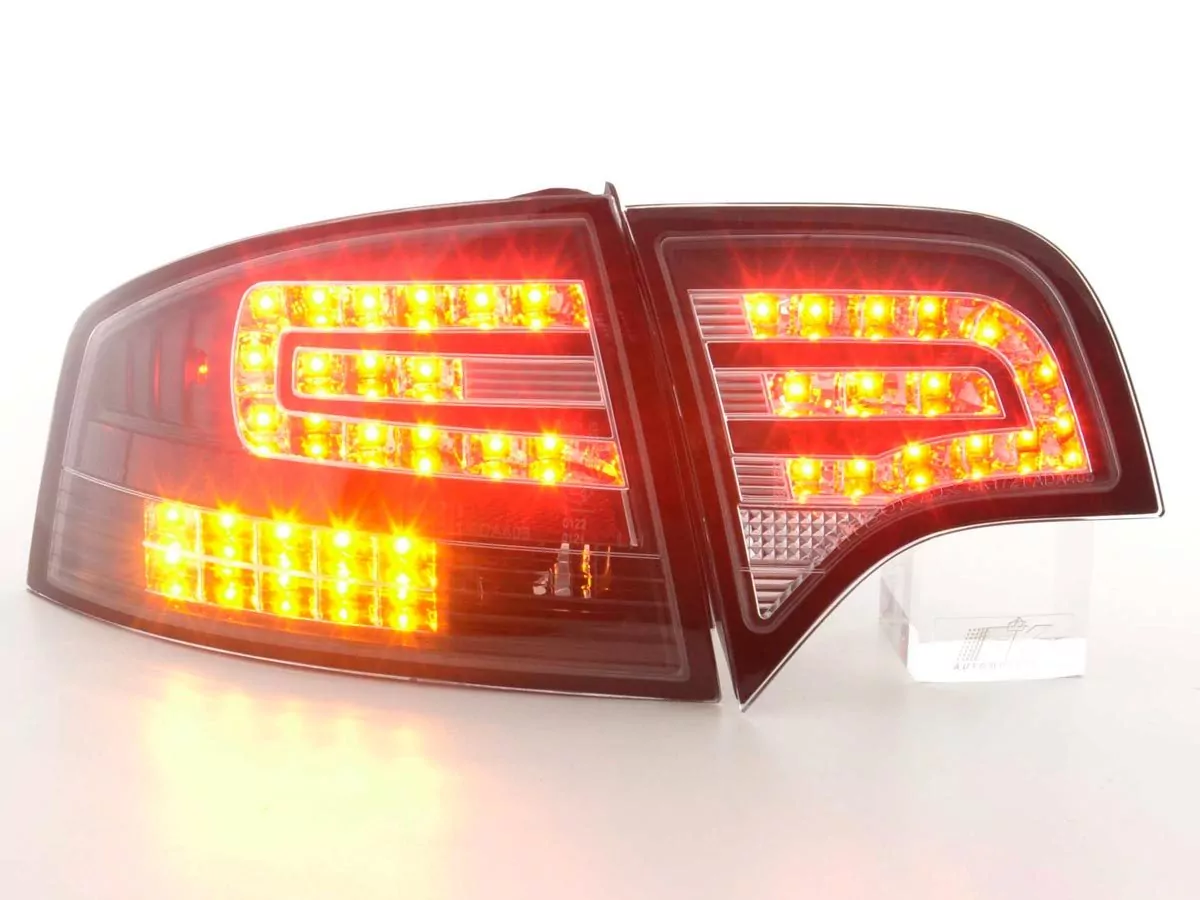 LED Rückleuchten Set Audi A4 Limousine Typ 8E Bj. 04-07 schwarz