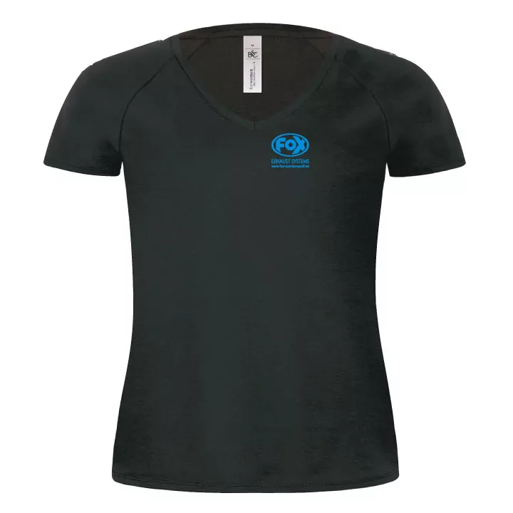 FOX Shirt Größe M - Damen  Schwarz mit blauer Schrift