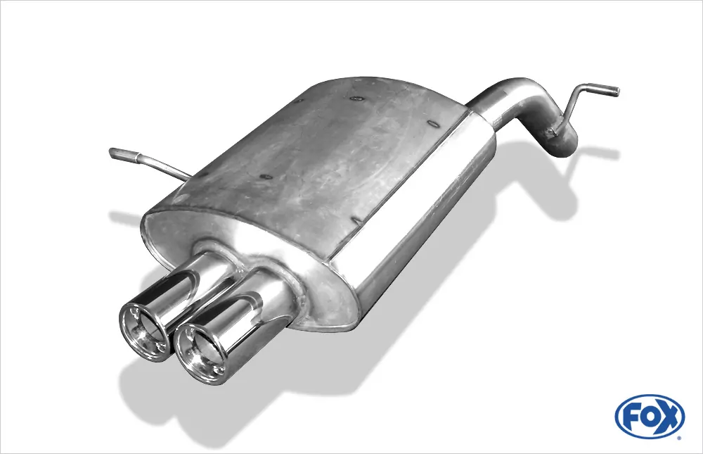 Peugeot 407 - 2,0l 16V  Endschalldämpfer - 2x80 Typ 13