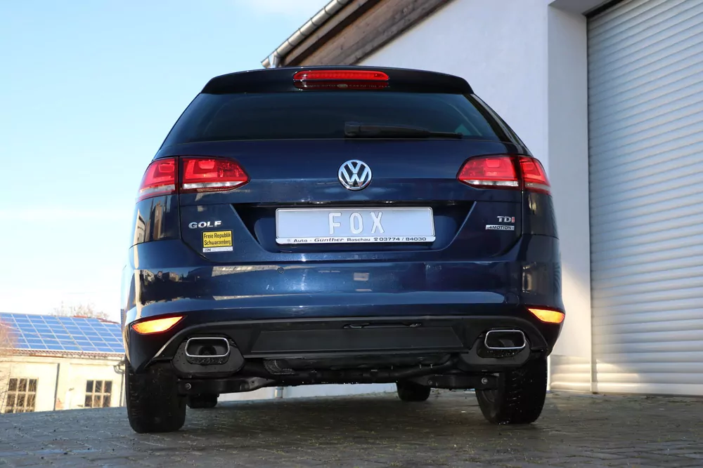 VW Golf VII Variant 4-Motion  Endschalldämpfer rechts/links - 145x65 Typ 59 rechts/links
