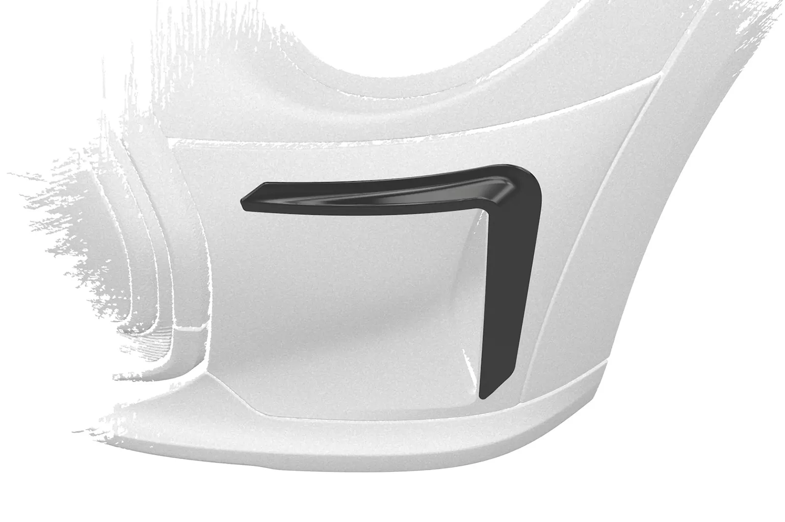 Airintakes für Mini F55 / F56 / F57 AI033 Schwarz Strukturiert