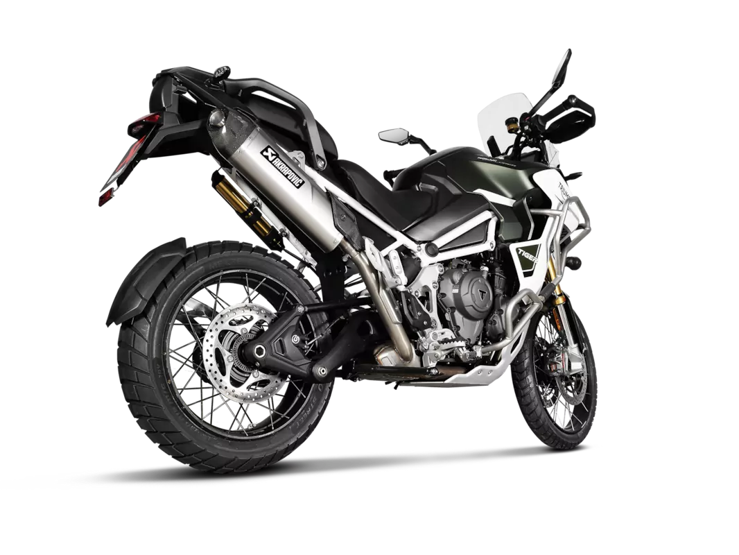 Akrapovic Slip-On Line (Titanium) Auspuffanlage für Triumph Tiger 1200 GT Rally 2022-2024