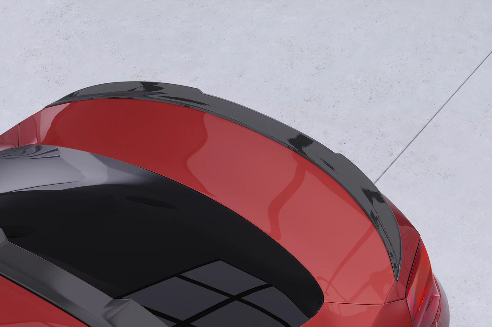 Heckflügel mit ABE für BMW 6er F12 / F13 HF969 Schwarz Strukturiert