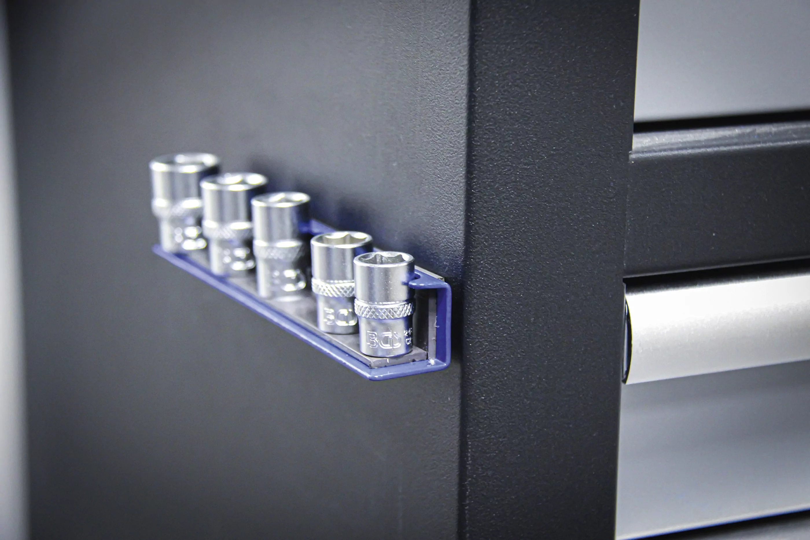 Halteschiene für Steckschlüssel-Einsätze | magnetisch | für Antrieb 6,3 mm (1/4")