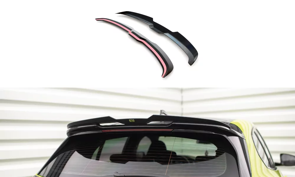Spoiler CAP V.3 Für BMW 1er M135i / 128ti / M-Paket F40 Schwarz Hochglanz