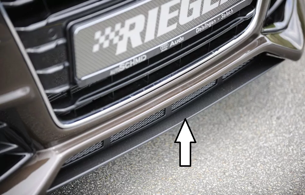 Rieger Spoilerschwert für Audi A4 (B8/B81) | Lim. 11.07-12.11 (bis Facelift) für Spoilerstoßstange 55524/25/26/27