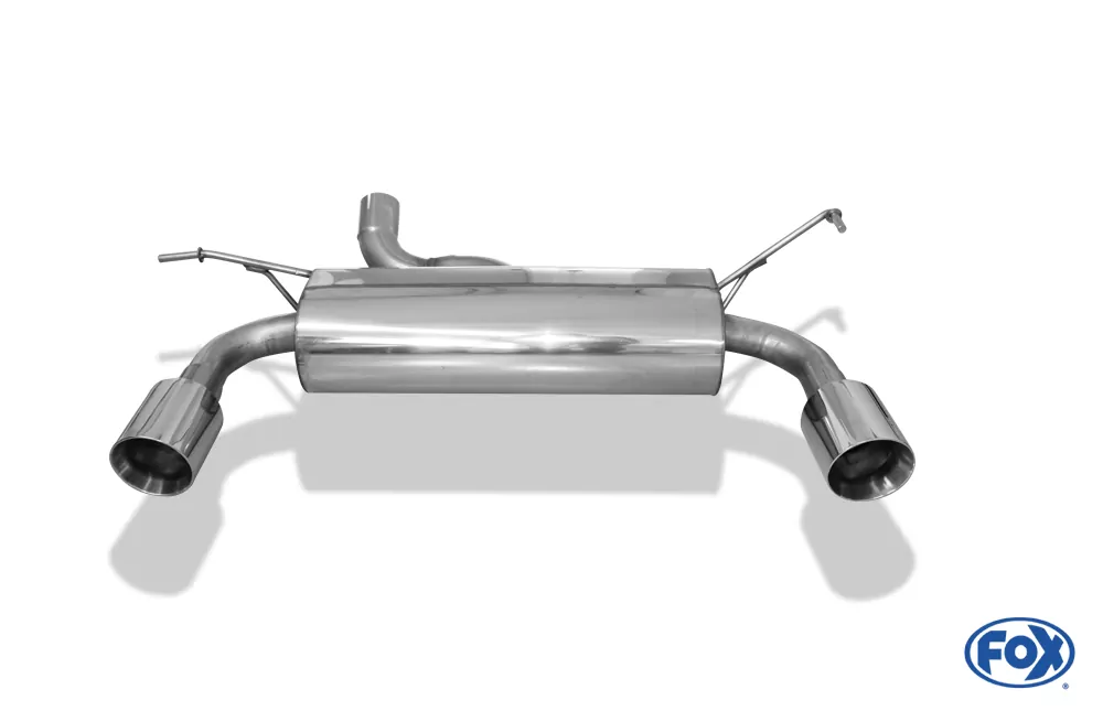 Jeep Wrangler III - JK  Endschalldämpfer quer Ausgang rechts/links - 1x100 Typ 25 rechts/links
