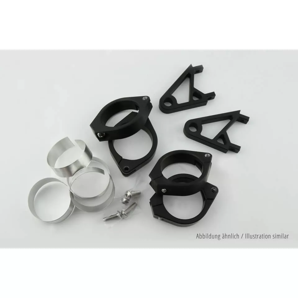 HIGHSIDER Lampenhalter Set, XS, 35-37 mm Ø, Schwarz