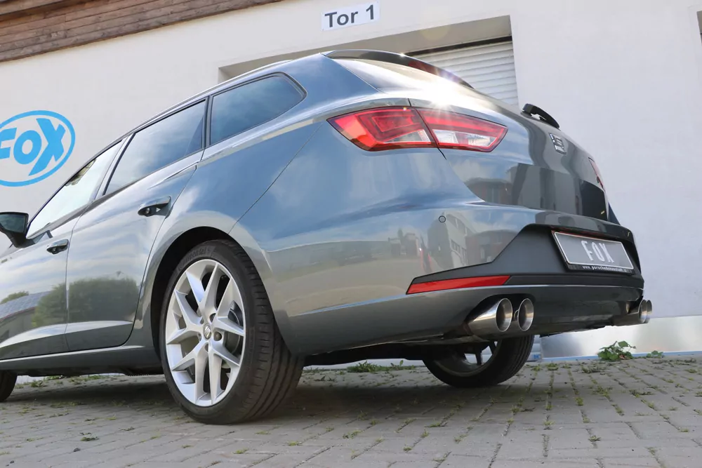 Seat Leon 5F ST - Starre Hinterachse  Endschalldämpfer rechts/links - 2x90 Typ 25 rechts/links