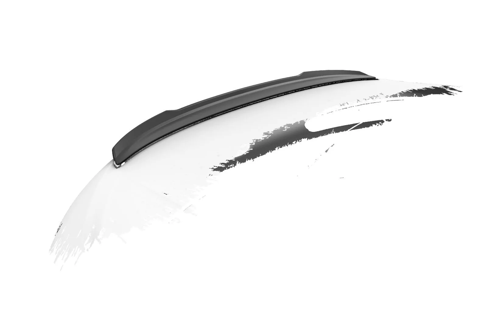 Heckflügel mit ABE für BMW M8 G14 Competition HF767 Strukturiert (schwarz matt)