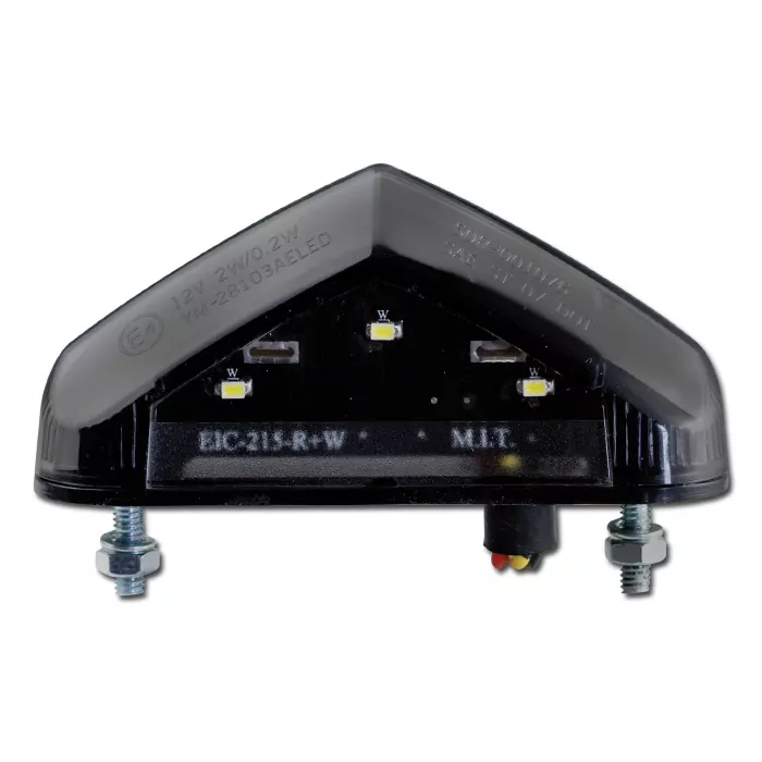 Led-rücklicht Brisk3 | + Kzb | Getönt | Lightguide | Maße: B 84 Mm H 22 Mm T 39 Mm | E-geprüft