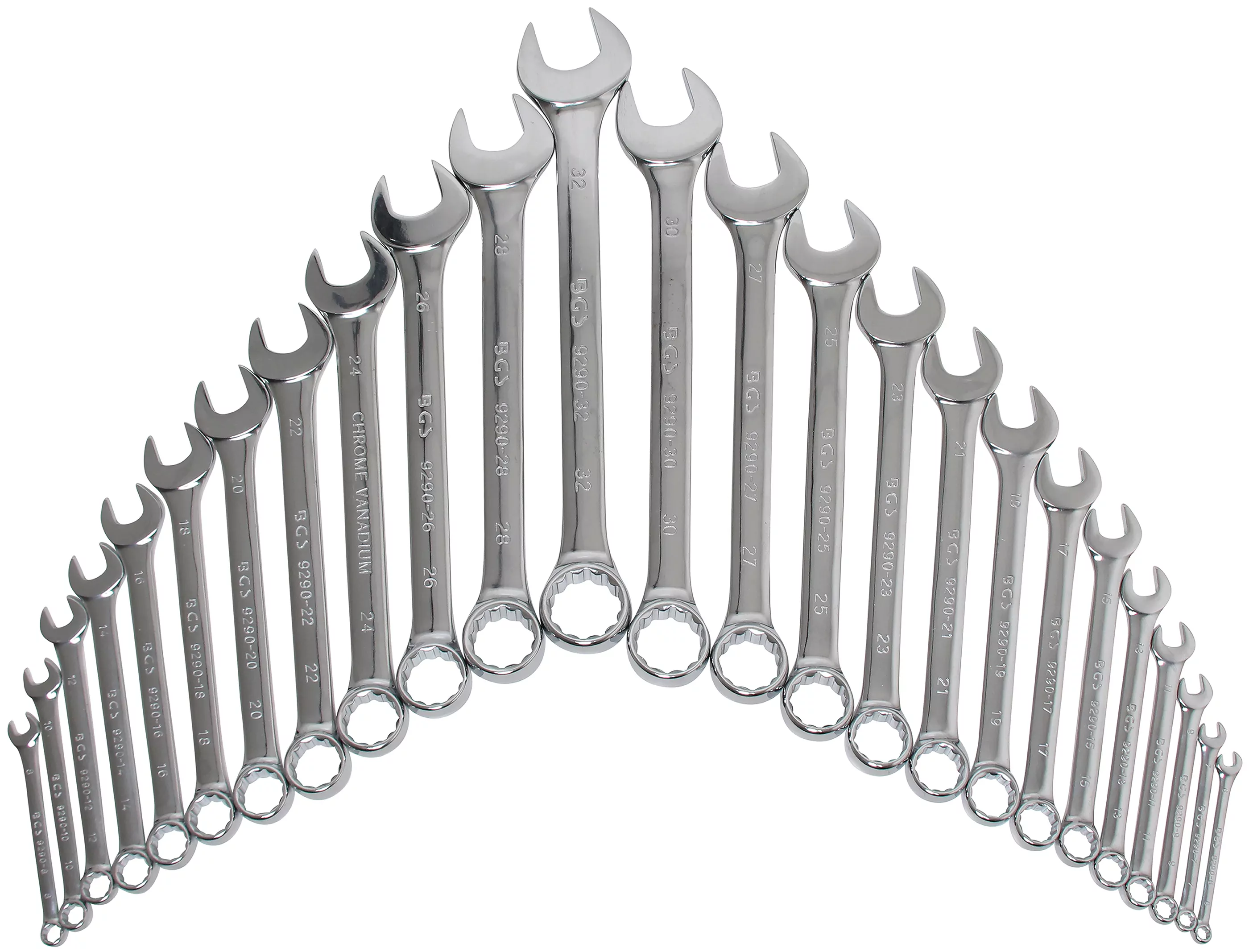 Maul-Ringschlüssel-Satz | SW 6 - 32 mm | 25-tlg.