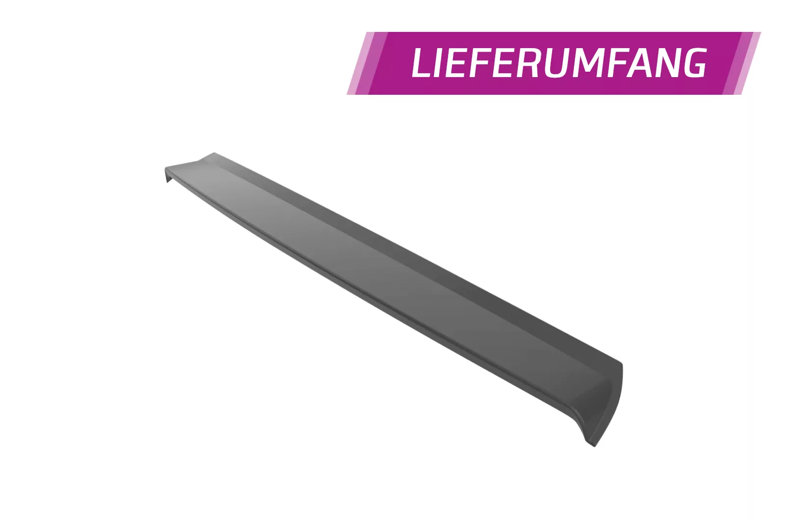 Heckscheibenblende für BMW 3er F34 Gran Turismo (GT) HSB098 Schwarz Strukturiert