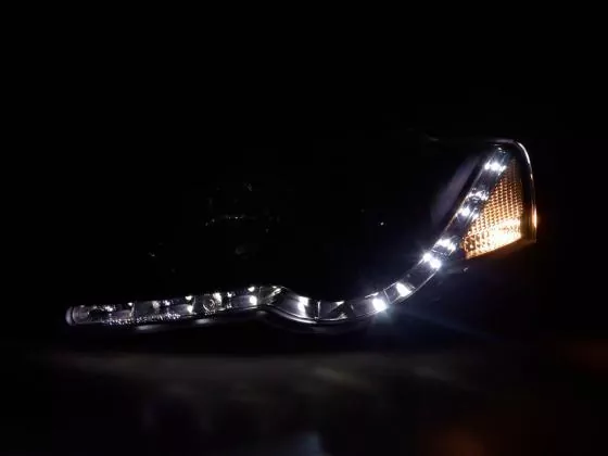 Scheinwerfer Set Daylight LED TFL-Optik VW Passat Typ 3C Bj. 05- schwarz