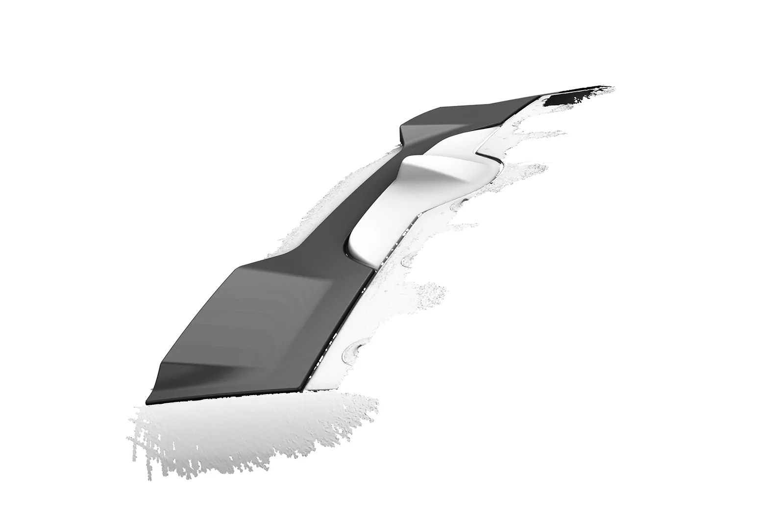 Heckscheibenblende für Nio ET7 Limousine HSB122 Schwarz Strukturiert