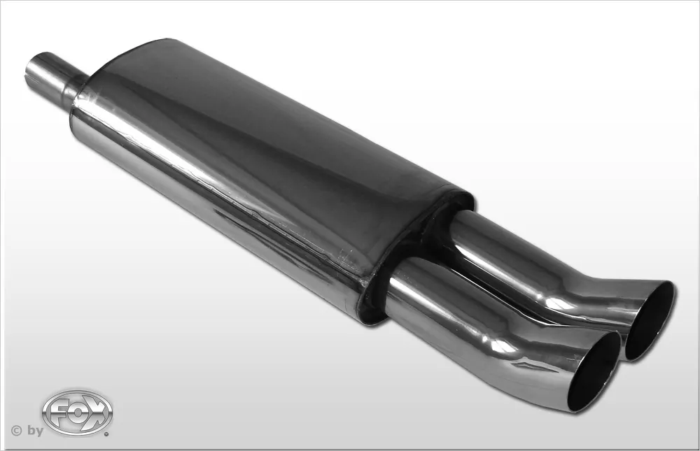 Opel Astra F Caravan  Endschalldämpfer 1-Punkt-Aufhängung - 2x76 Typ 18