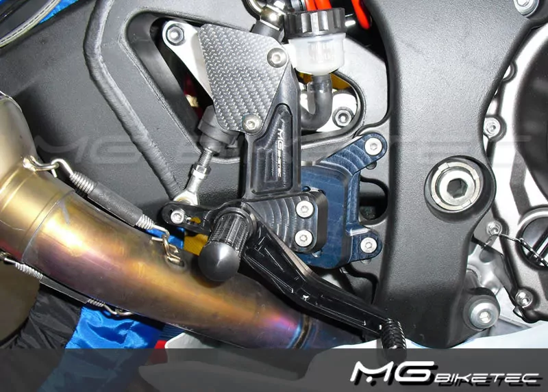 MG Biketec Sportfussrastenanlage / Rastenanlage / Fußrastenanlage mit ABE, gültig in D - A - CH für Kawasaki ZX-10R ab 2011-2015