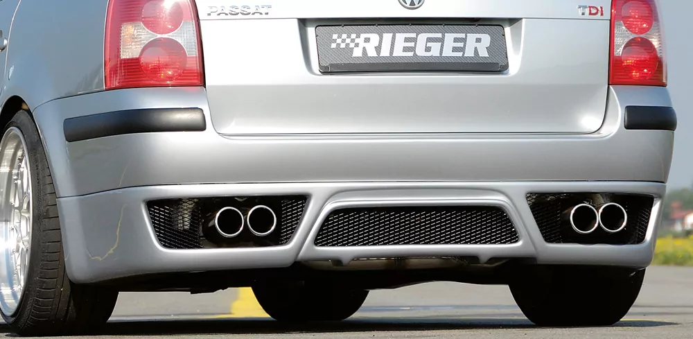 Rieger Heckansatz für VW Passat (3BG) - Variant  -> nur Variant carbon optik