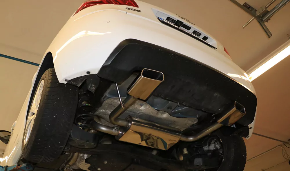 Peugeot 308 II  Endschalldämpfer Ausgang rechts/links - 145x65 Typ 59 rechts/links