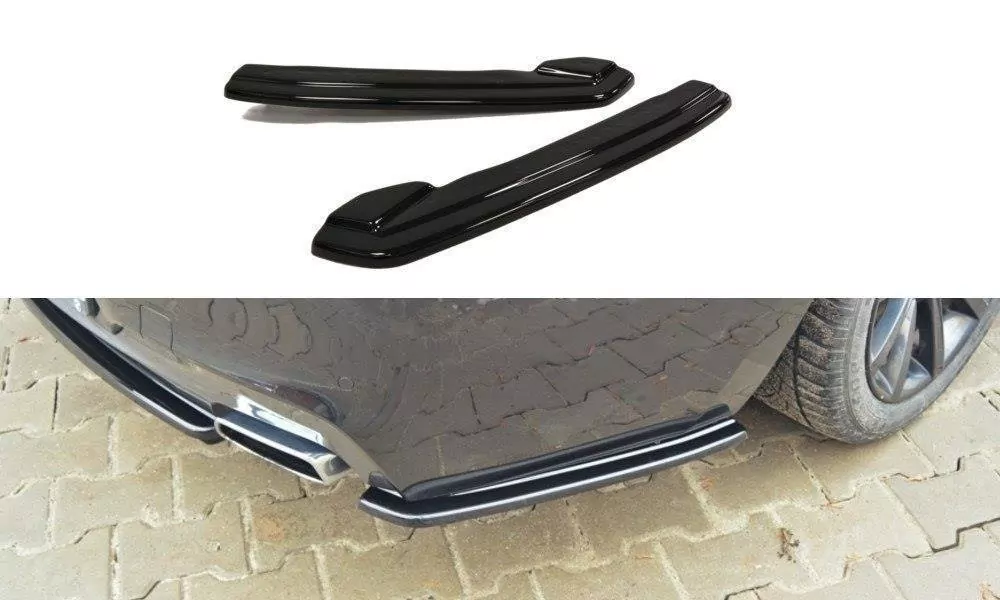 Heck Ansatz Flaps Diffusor Passend Für Diffusor Passend Für BMW 6er Gran Coupé M Paket Schwarz Hochglanz Schwarz Hochglanz