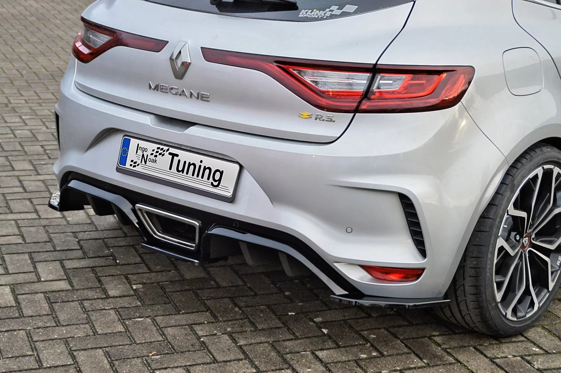 Heckdiffusor Heckansatz 5.tlg für Renault Megane 4 RS Facelift
